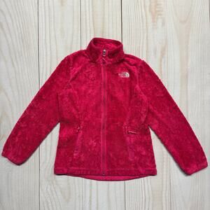 The North Face Girls Medium 10/12 Full Zip Fleece Jacket Pink